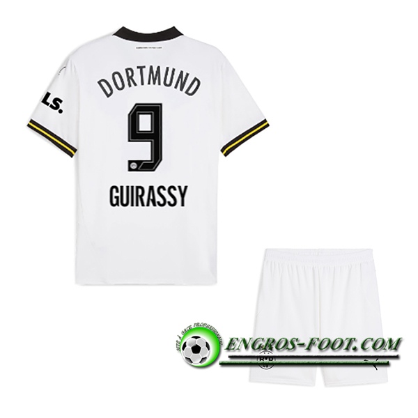 Maglie Calcio Dortmund BVB (GUIRASSY #9) Bambino 2024/2025 Terza