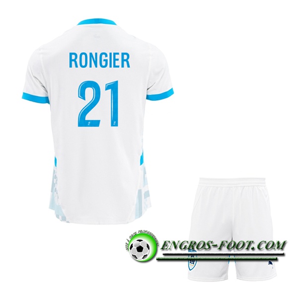 Maglie Calcio Marsiglia (RONGIER #21) Bambino 2024/2025 Prima