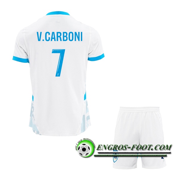 Maglie Calcio Marsiglia (V.CARBONI #7) Bambino 2024/2025 Prima