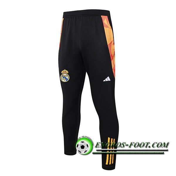 Pantaloni Da Allenamento Real Madrid Nero/Arancia 2024/2025