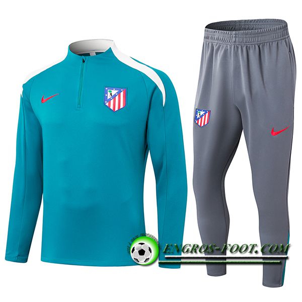 Insieme Tuta Calcio Atletico Madrid Blu/Bianco 2024/2025