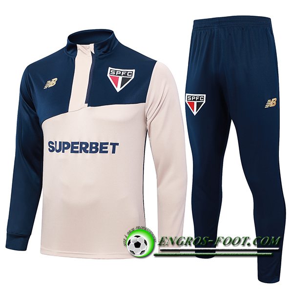 Insieme Tuta Calcio Sao Paulo FC Giallo/Blu 2024/2025