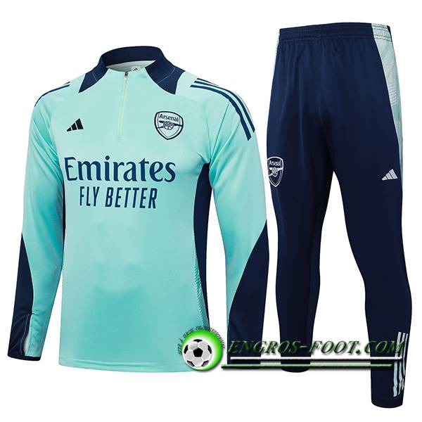 Insieme Tuta Calcio Arsenal Verde/Blu 2024/2025