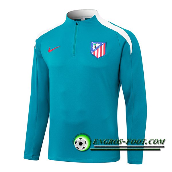 Felpa Allenamento Atletico Madrid Blu/Bianco 2024/2025