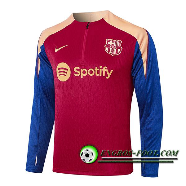 Felpa Allenamento FC Barcellona Rosso/Giallo/Blu 2024/2025