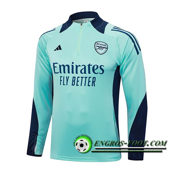 Felpa Allenamento Arsenal Verde/Blu 2024/2025 -03