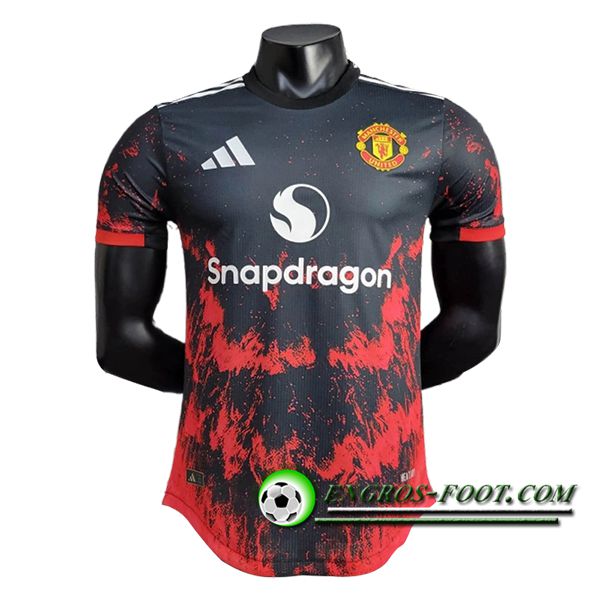 Maglie Calcio Manchester United Special Editioncile Nero/Rosso 2024/2025