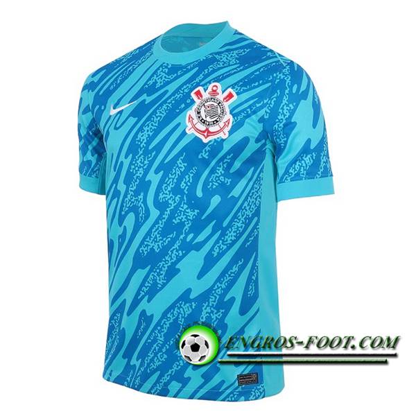 Maglie Calcio Corinthians Portiere Blu 2024/2025