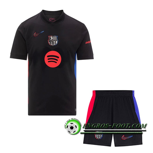 Nouveau Maillot de Foot Barcelone Enfant Exterieur 2024/2025 -02