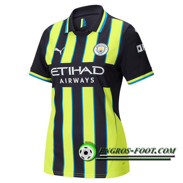 Nuova Maglie Calcio Manchester City Donna Seconda 2024/2025