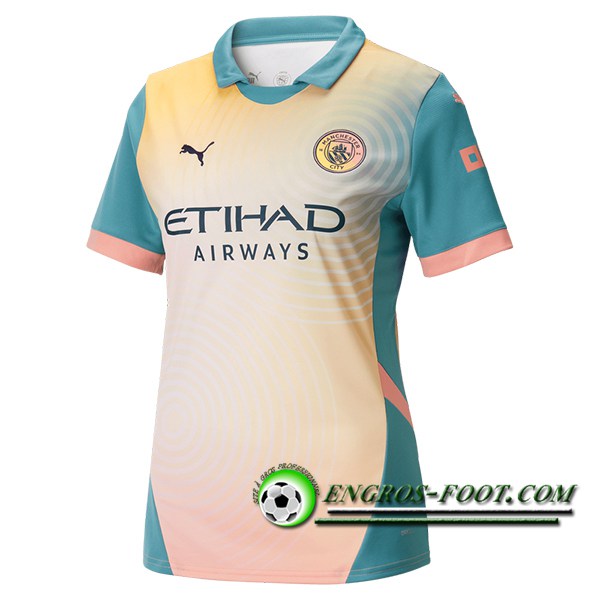 Nuova Maglie Calcio Manchester City Donna Quarto 2024/2025