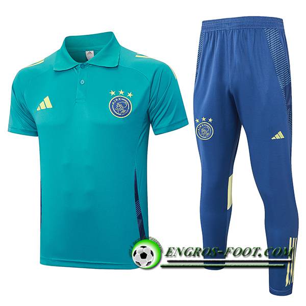 Ensemble Polo Foot Ajax Vert 2024/2025