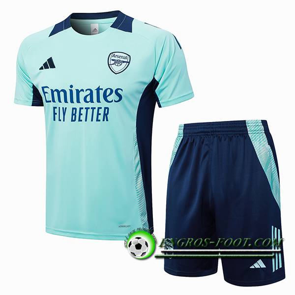 Ensemble Training T-Shirts Arsenal Vert 2024/2025