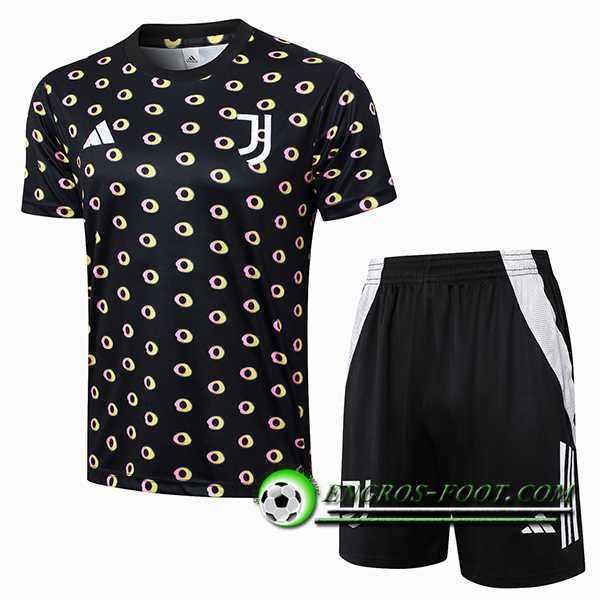 Ensemble Training T-Shirts Juventus Noir 2024/2025