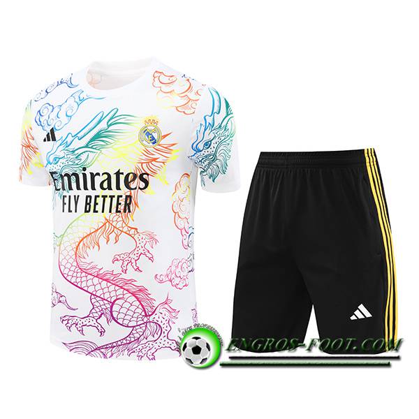 Ensemble Training T-Shirts Real Madrid Blanc 2024/2025 -02