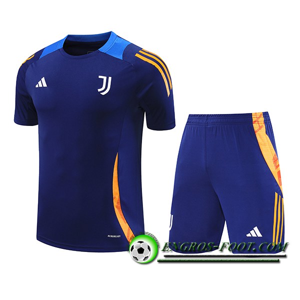 Ensemble Training T-Shirts Juventus Bleu/Orang 2024/2025