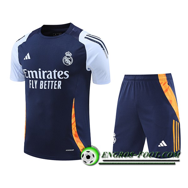 Ensemble Training T-Shirts Real Madrid Bleu/Orange 2024/2025