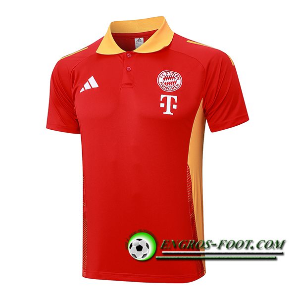 Polo Foot Bayern Munich Rouge/Orange 2024/2025