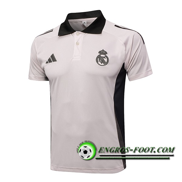 Polo Foot Real Madrid Rose/Gris 2024/2025