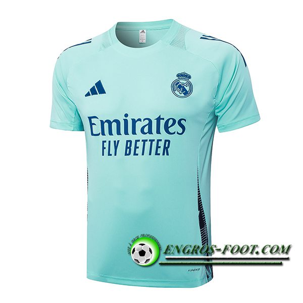 Training T-Shirts Real Madrid Vert/Bleu 2024/2025