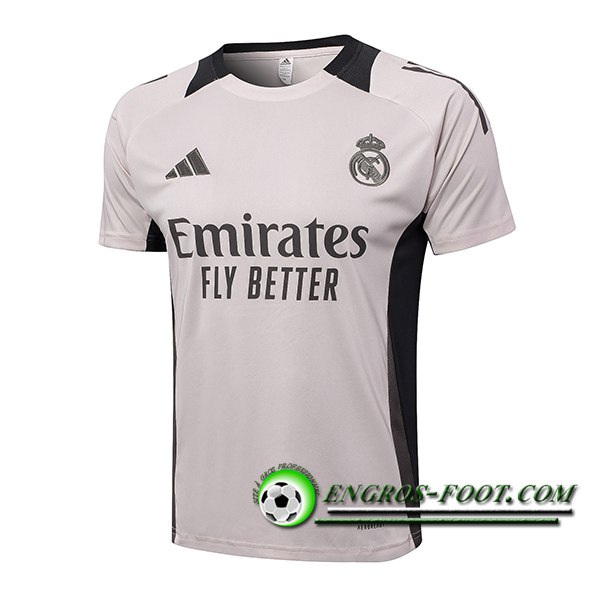 Training T-Shirts Real Madrid Rose/Noir 2024/2025