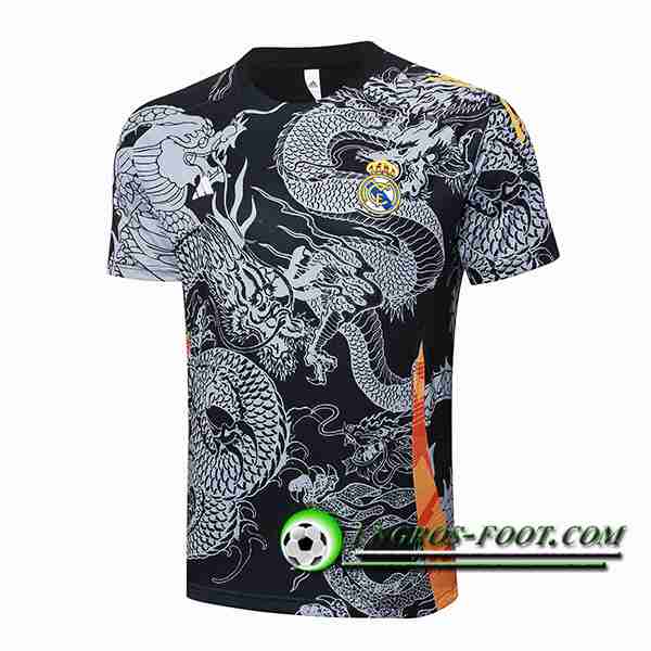 Training T-Shirts Real Madrid Noir/Gris 2024/2025