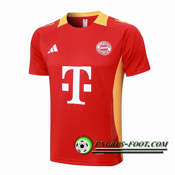 Training T-Shirts Bayern Munich Rouge/Jaune 2024/2025