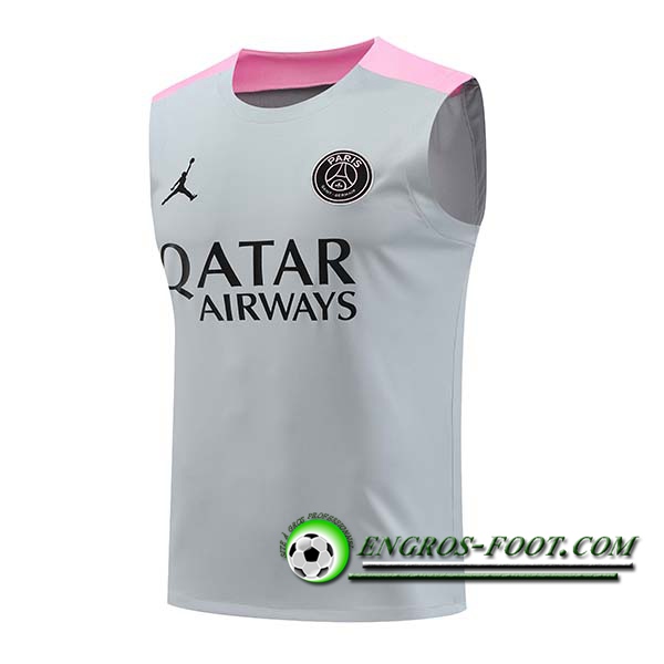 Training Debardeur PSG Gris/Rose 2024/2025