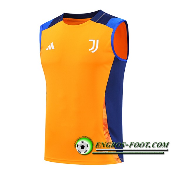 Training Debardeur Juventus Orange/Bleu 2024/2025