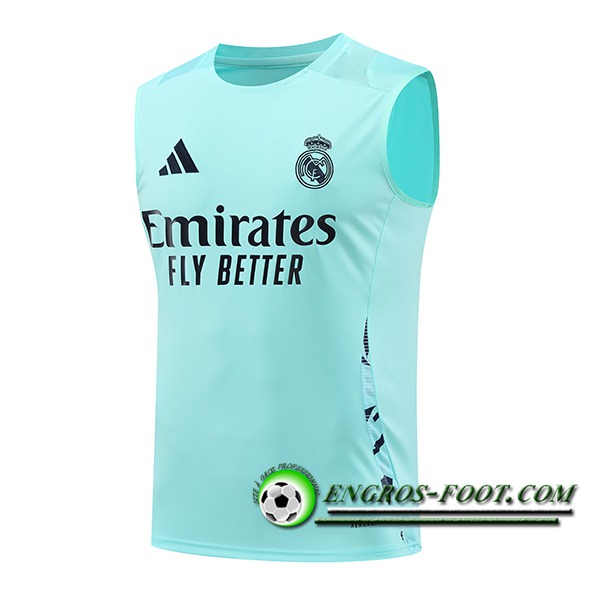 Training Debardeur Real Madrid Vert/Bleu 2024/2025