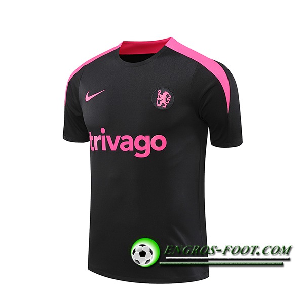 Training T-Shirts FC Chelsea Noir/Pourpre 2024/2025