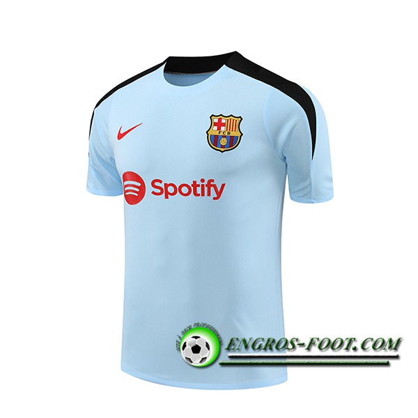 Training T-Shirts FC Barcelone Bleu/Noir 2024/2025