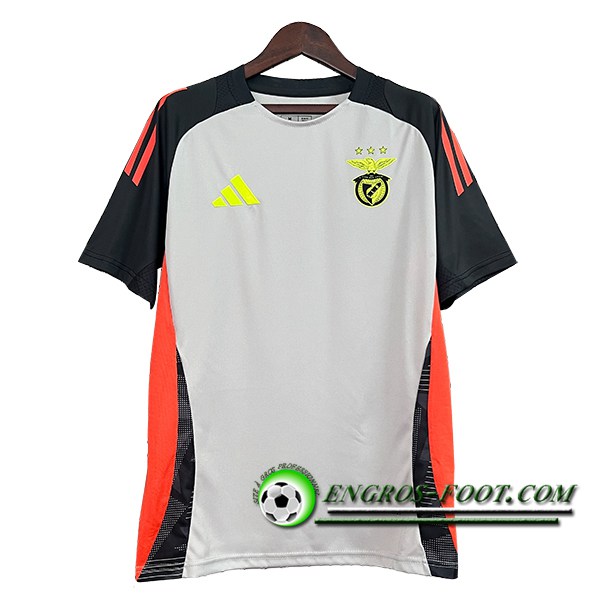 Training T-Shirts S.L.Benfica Gris/Noir/Orange 2024/2025