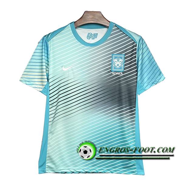 Training T-Shirts Corée Du Sud Bleu/Gris 2024/2025