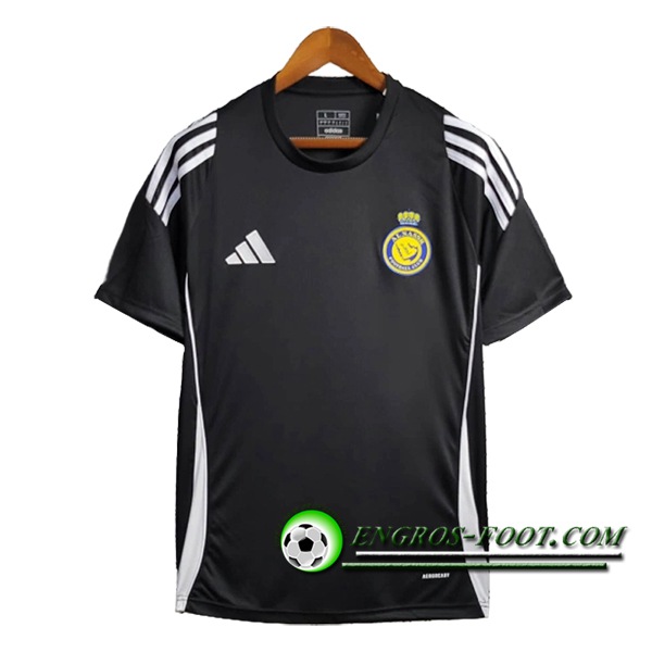 Training T-Shirts Al-Nassr FC Noir/Blanc 2024/2025