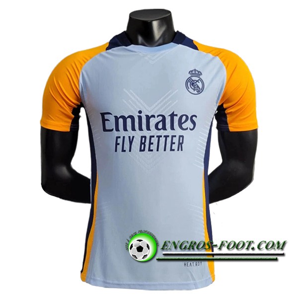 Training T-Shirts Real Madrid Bleu/Orange 2024/2025