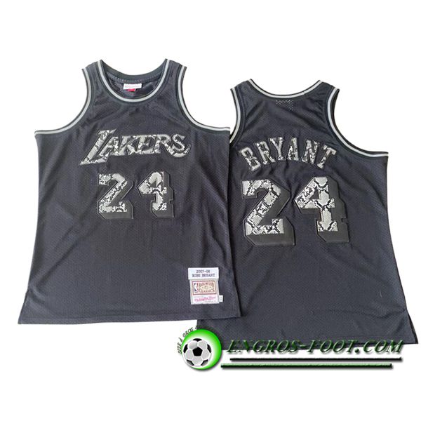 Maillot Los Angeles Lakers (BRYANT #24) 2024/25 Noir/Gris