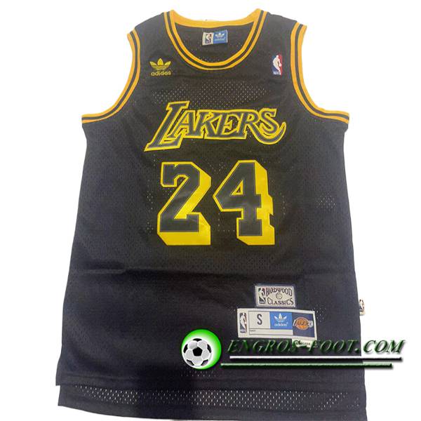 Maillot Los Angeles Lakers (BRYANT #24) 2024/25 Noir/Jaune -02