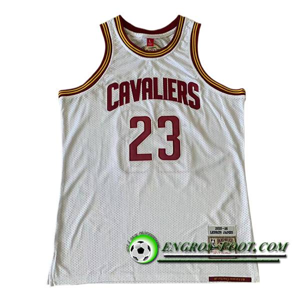 Maillot Cleveland Cavaliers (JAMES #23) 2024/25 Blanc