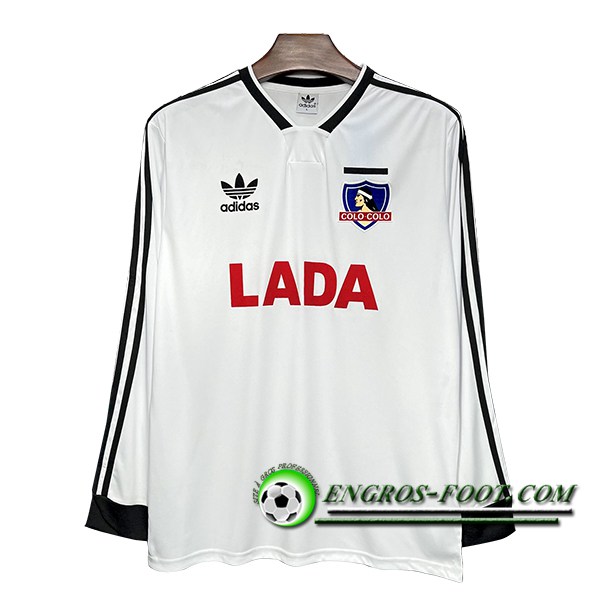 Maillot de Foot Colo Colo Retro Domicile Manches Longues 1996