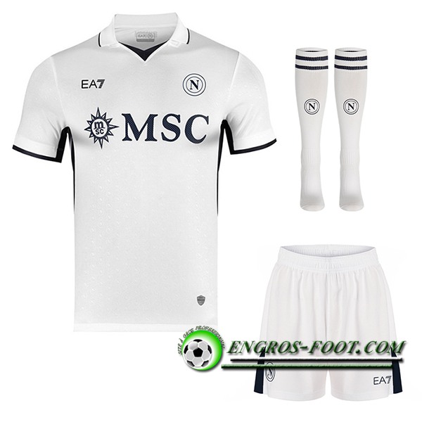 Ensemble Maillot SSC Naples Exterieur (Short + Chaussettes) 2024/2025