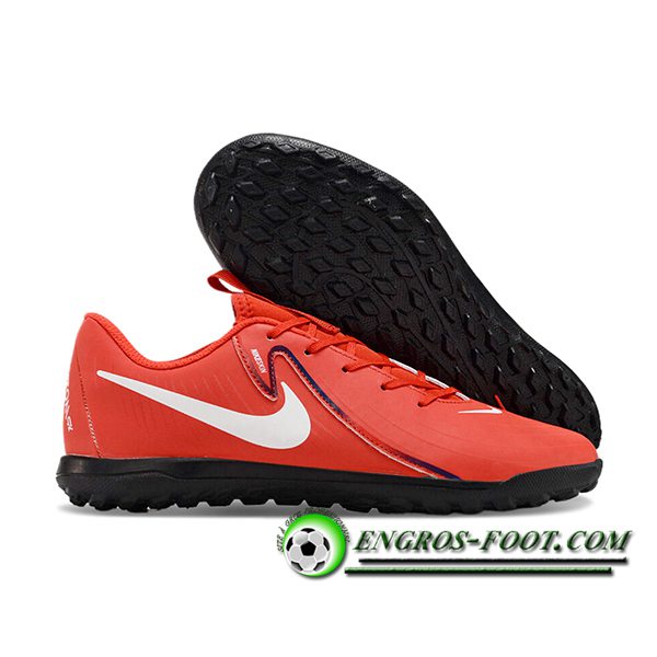 Nike Chaussures de Foot PHANTOM GX II CLUB TF Rouge/Blanc