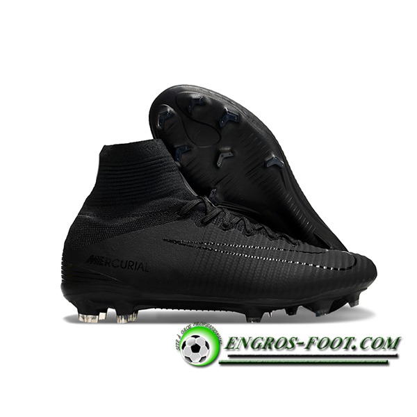 Nike Chaussures de Foot Zoom Superfly 5 Elite FG Noir