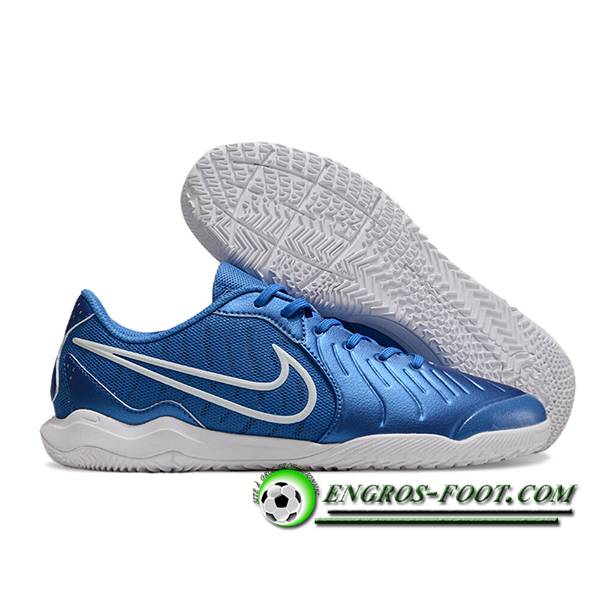 Nike Chaussures de Foot Legend 10 Academy IC Bleu/Blanc