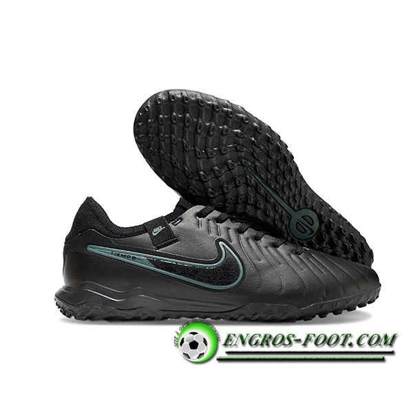 Nike Chaussures de Foot Tiempo Legend X PRO TF Noir/Bleu