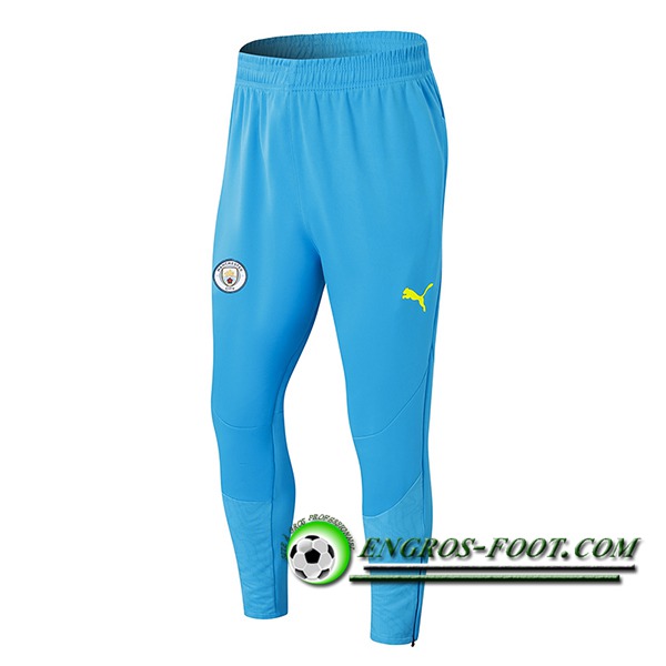 Pantalon Foot Manchester City Bleu/Jaune 2024/2025