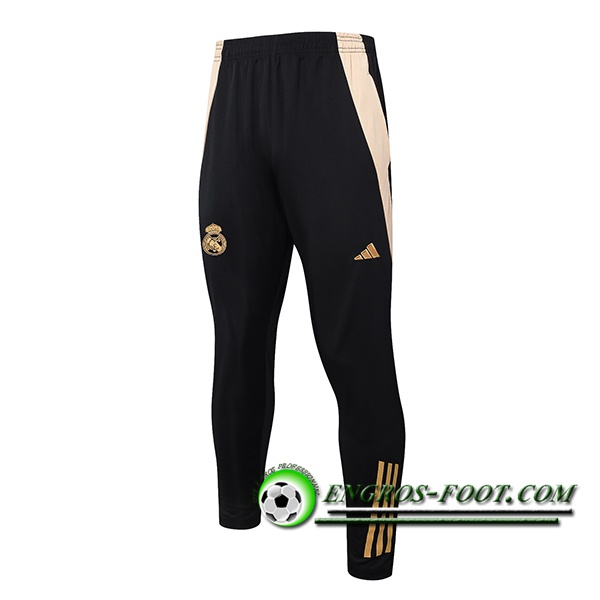 Pantalon Foot Real Madrid Noir/Jaune 2024/2025 -02