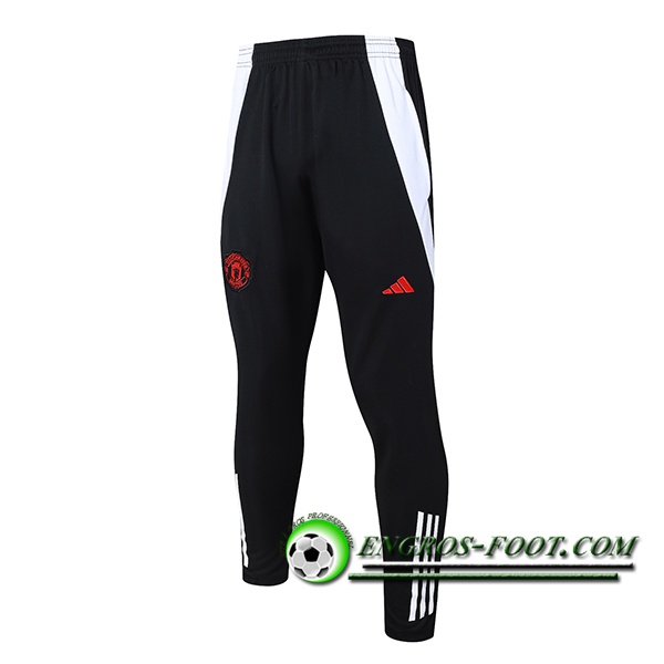 Pantalon Foot Manchester United Noir/Blanc 2024/2025