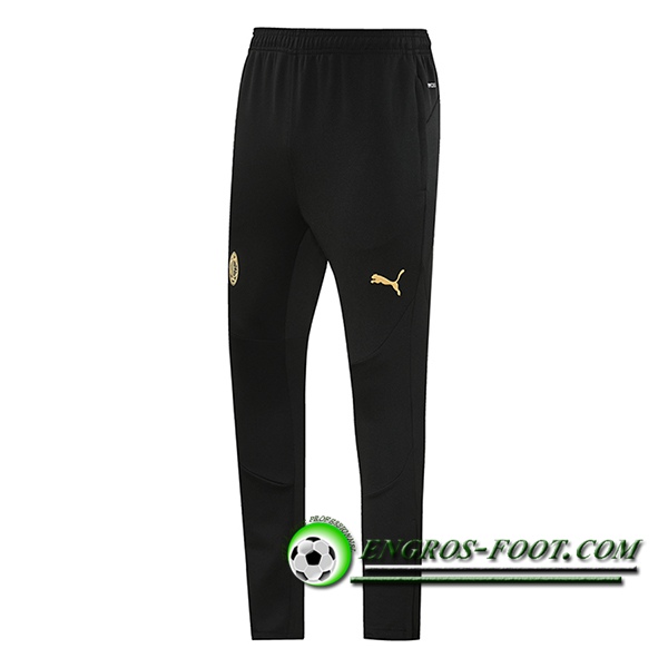 Pantalon Foot Milan AC Noir/Rouge 2024/2025 -02