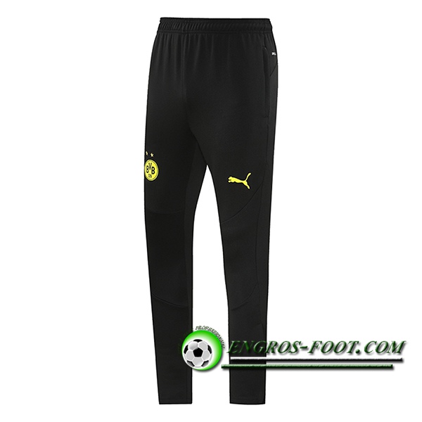 Pantalon Foot Dortmund Noir/Jaune 2024/2025 -04